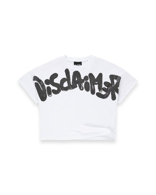 colore:BIANCO/STAMPA NERA