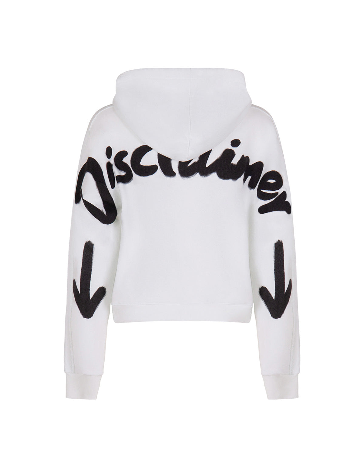 パーカー・フーディ DISCLAIMER SWEATSHIRT WITH LOGO PRINT (22EDS51591_BIANCO) GRAFFITI PRINT HOODED SWEATSHIRT - Ecru | ZARA United States