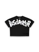 T-shirt Donna Disclaimer 26EDS 55554 Nero-St.Bianca