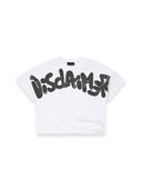 T-shirt Donna Disclaimer 26EDS 55554 Bianco-St.Nera