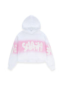 Felpa con Cappuccio Donna Disclaimer 26EDS 55574 Bianco