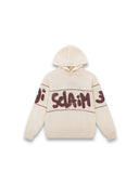 Felpa con Cappuccio Uomo Disclaimer 55740 Latte