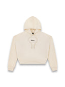 Felpa con Cappuccio Donna Disclaimer 55850 Latte-St.Nera