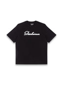 T-shirt Donna Disclaimer 55853 Nero-St.Bianco