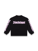 Felpa Donna Disclaimer 55900 Nero