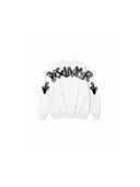Felpa Bambino Disclaimer 26EDK 58809 Bianco/St.Nero