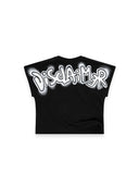 T-shirt Bambina Disclaimer 26EDK 58902 Nero/St.Bianco