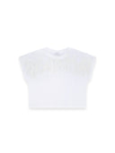 T-shirt Bambina Disclaimer 26EDK 58902 Bianco