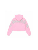Felpa con cappuccio Bambina Disclaimer 26EDK 58909 Rosa