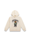 Felpa con Cappuccio Bambino Disclaimer 59128 Latte