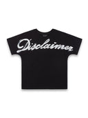 T-shirt Bambina Disclaimer 59201 Nero-St.Bianca